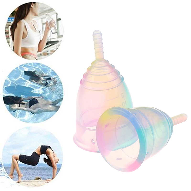 Menstrual Cup Silicone - Draagbare menstruatiecup van siliconen, lekvrij, voor