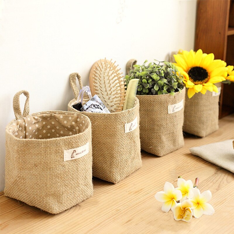 Linen Bag Bulk - Nordic Style Kleine Hangende Muur Pocket