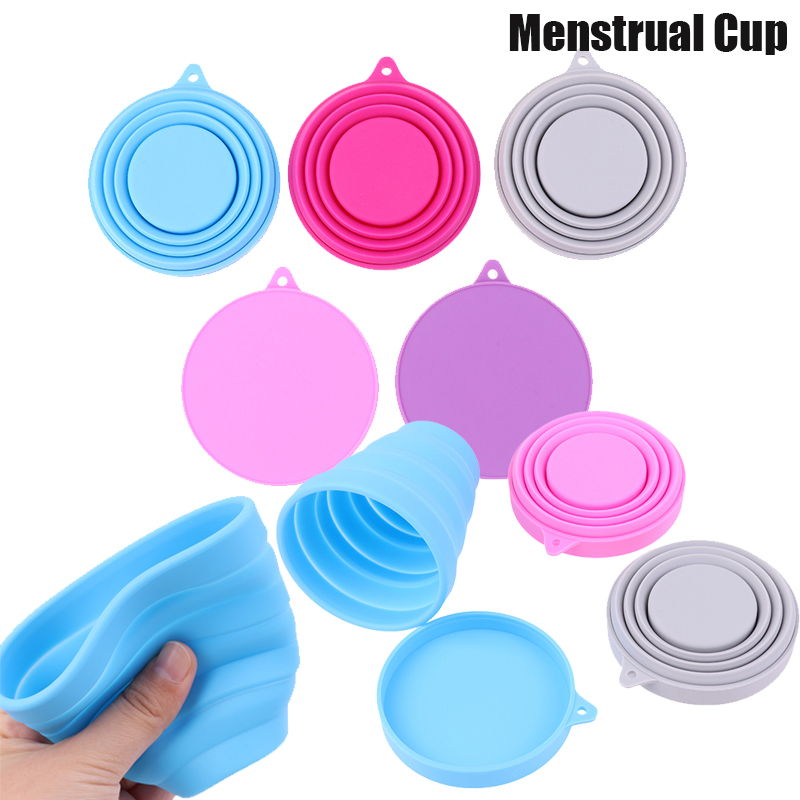 Menstrual Cup Silicone - Menstruatie Sterilisatie Cup Opvouwbare Siliconen Cup