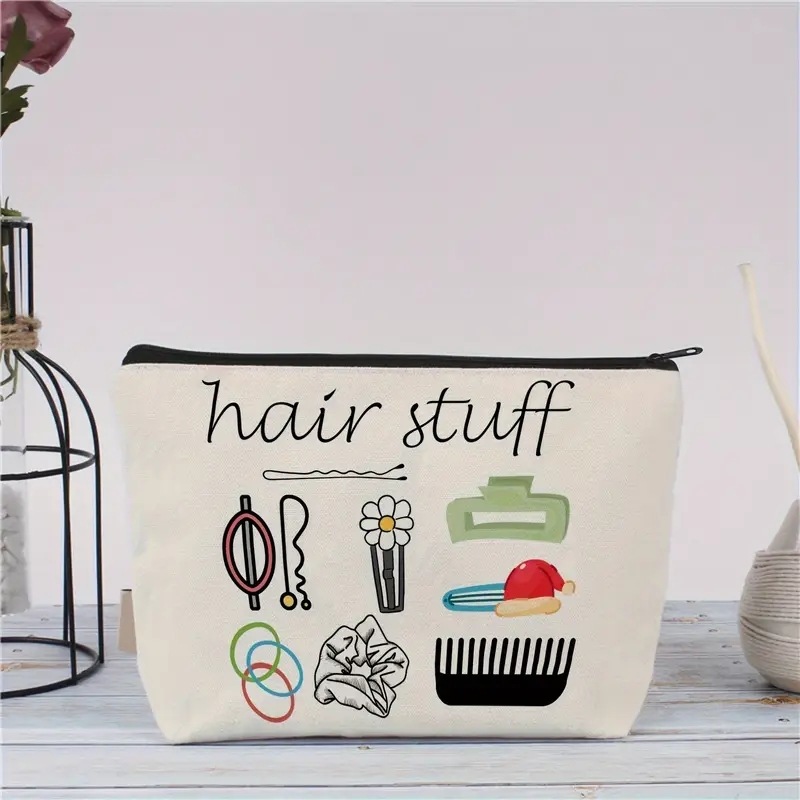 Linen Bag Bulk - Hot-selling bedrukte canvas cosmetische tas dames