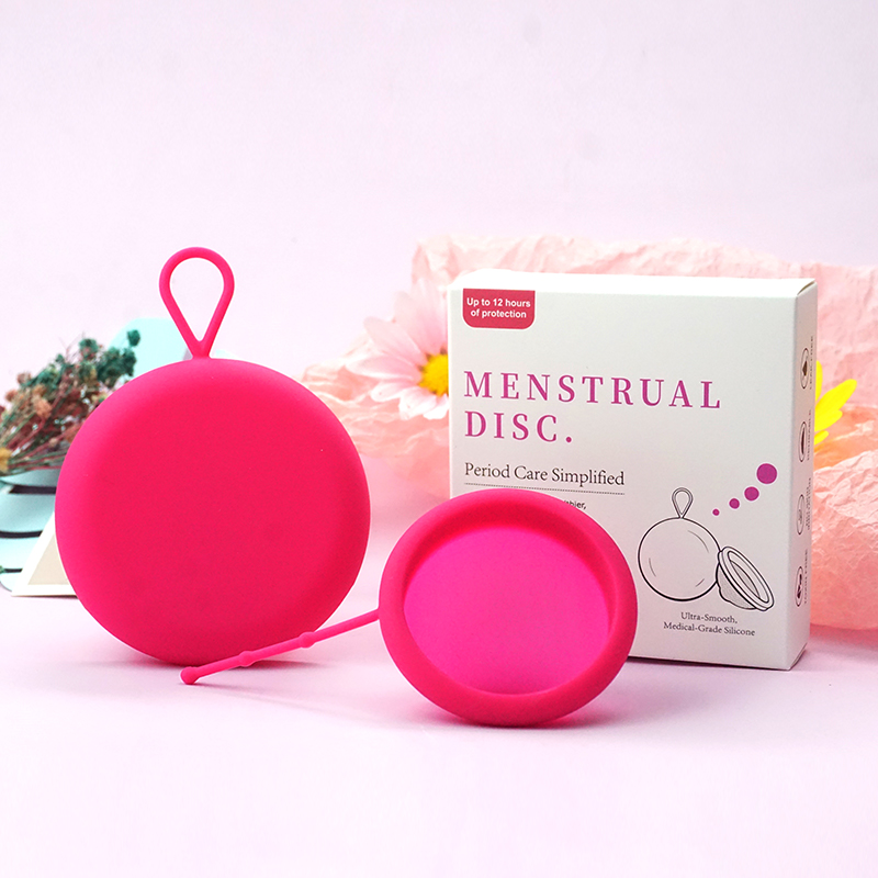 Menstrual Cup Silicone - Vrouwelijke menstruatieschijf met koord Herbruikbare medische