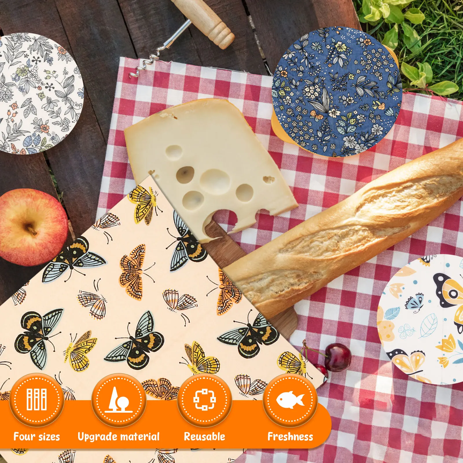 11-delige set bijenwas voedsel - Beeswax Food Cover recensie en prijs