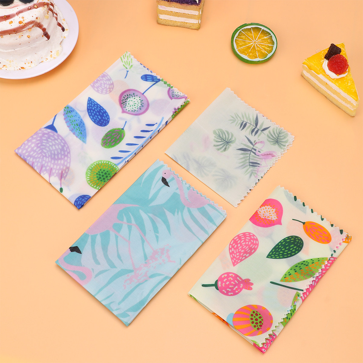 4 stuks herbruikbare voedselve - Beeswax Food Cover recensie en prijs