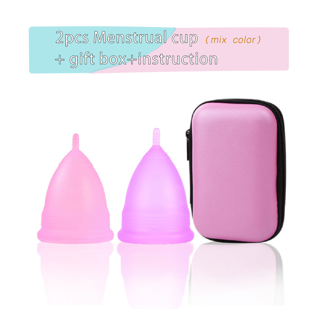 2 Stuks Vrouwen Menstruatie Cu - Menstrual Cup Silicone recensie en prijs