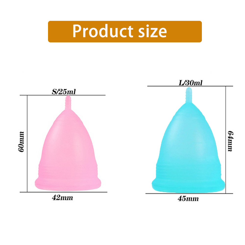 2 Stuks Vrouwen Menstruatie Cu - Menstrual Cup Silicone recensie en prijs