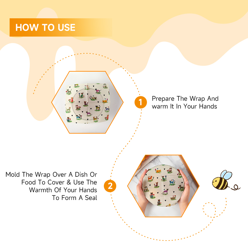 6 pakjes (2S. 2M, 2L) Herbruik - Beeswax Food Cover recensie en prijs