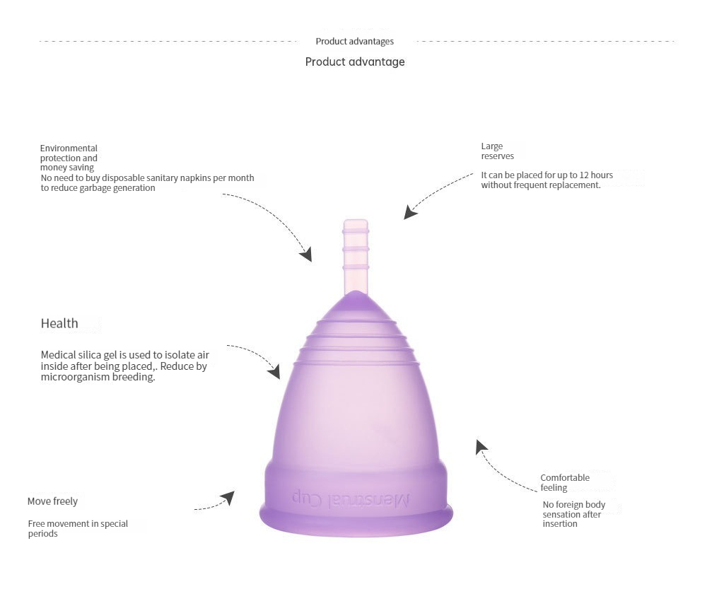 Nieuwe Medische Kwaliteit Sili - Menstrual Cup Silicone recensie en prijs
