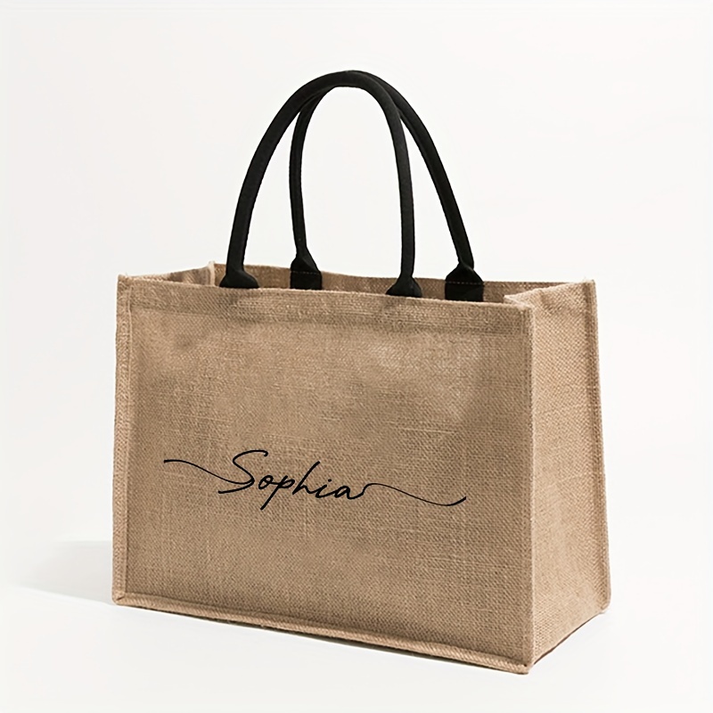 Aangepaste naampatroon shopper - Linen Bag Bulk recensie en prijs