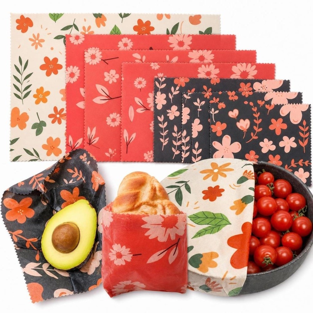 9 stuks wasbare biologische vo - Beeswax Food Cover recensie en prijs