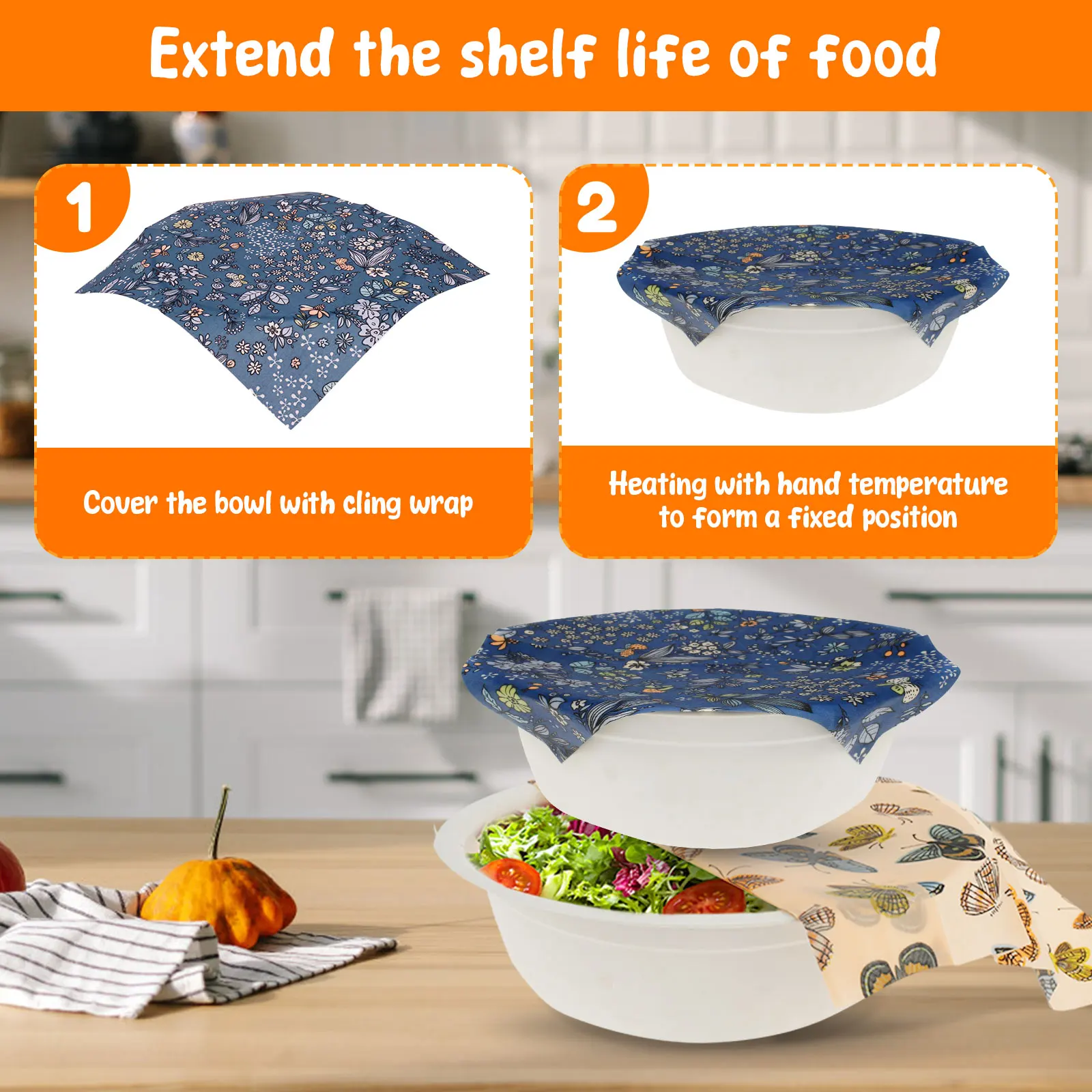 11-delige bijenwas voedselverp - Beeswax Food Cover recensie en prijs