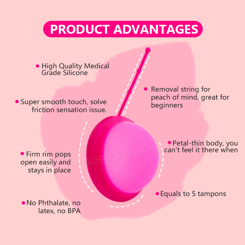 Vrouwelijke menstruatieschijf  - Menstrual Cup Silicone recensie en prijs