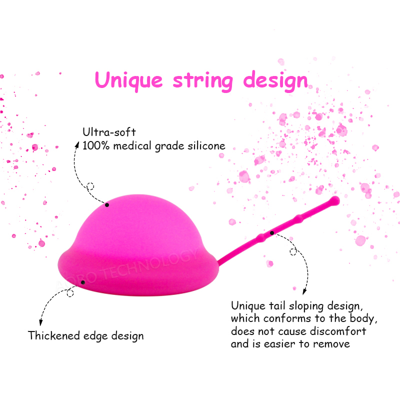 Vrouwelijke menstruatieschijf  - Menstrual Cup Silicone recensie en prijs