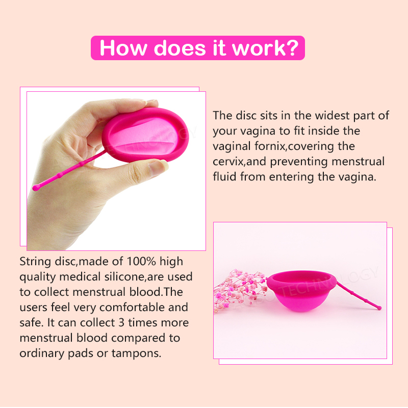 Vrouwelijke menstruatieschijf  - Menstrual Cup Silicone recensie en prijs