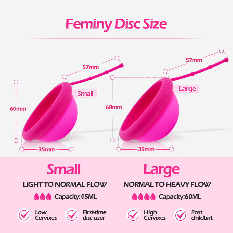 Vrouwen Menstruatieschijf Met  - Menstrual Cup Silicone recensie en prijs